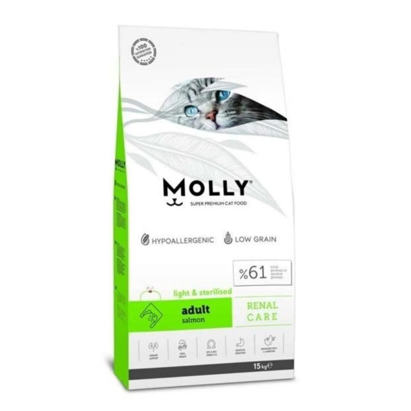 Molly Somonlu Kısırlaştırılmış Kedi Maması 15 Kg