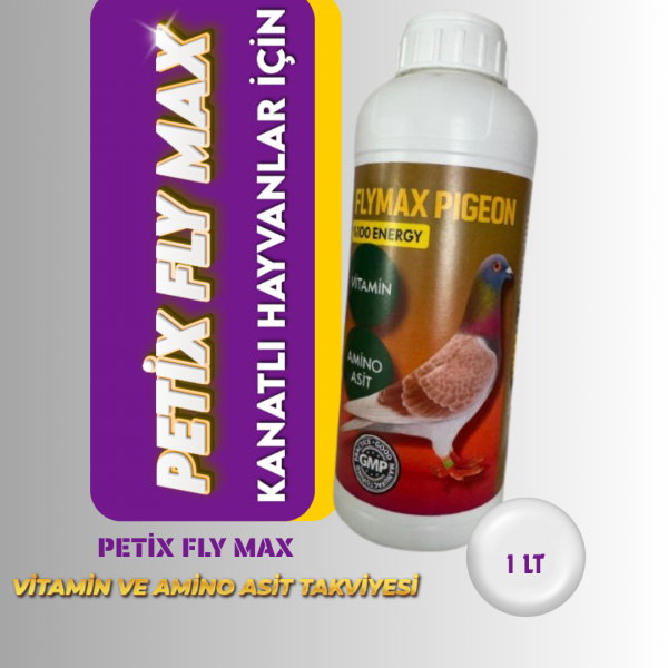 Petix Fly Max Kanatlı Hayvanlar İçin Vitamin ve Amino Asit Takviyesi 1 Lt