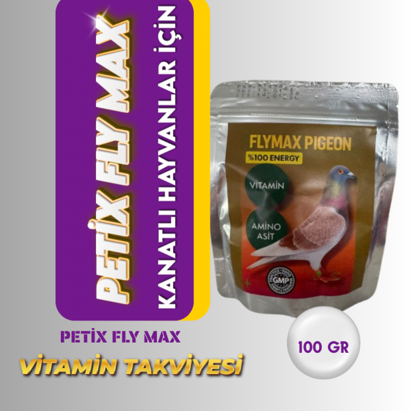 Petix Fly Max Kanatlı Hayvanlar İçin Vitamin 100 Gr