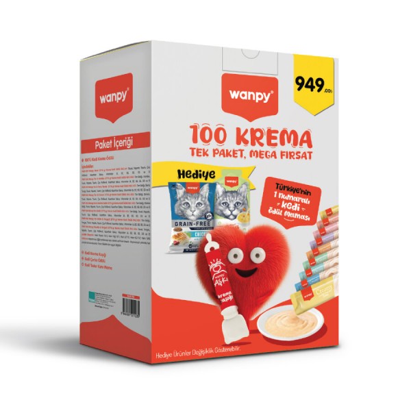 Wanpy 100 'lü Mega Avantaj Krema Paketi