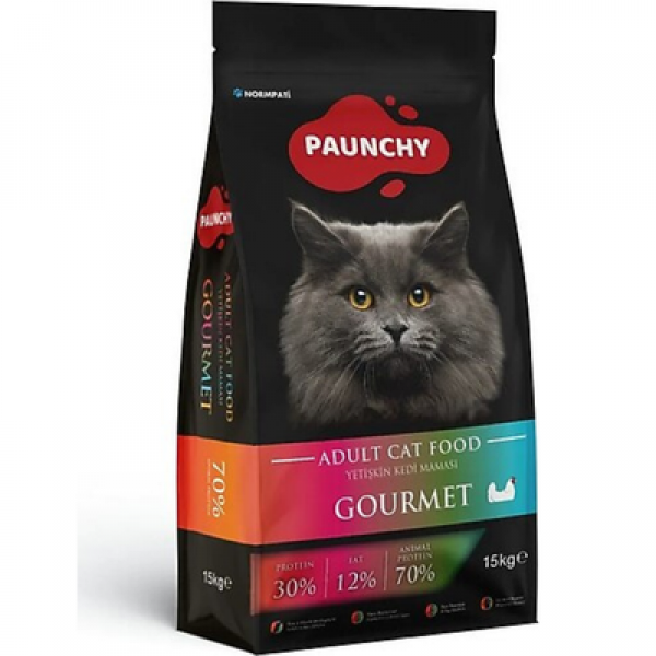 Paunchy Gourmet Tavuk Etli Kedi Maması 15 Kg