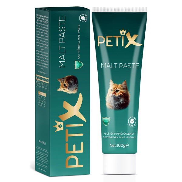 Petix Anti-Hairball Kedi Tüy Yumağı Önleyici Malt Macun 100 gr