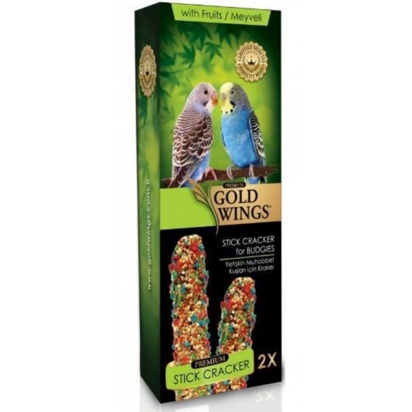 Gold Wings Premium Muhabbet Krakeri Meyveli 2'li